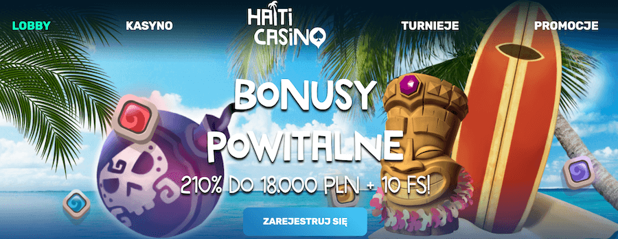 Bonus powitalny w Haiti Casino