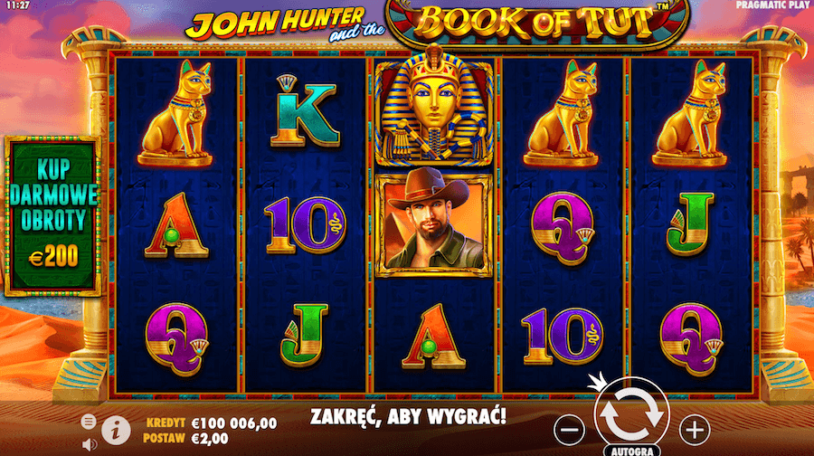 Slot John Hunter and the Book of Tut w Nitro Casino
