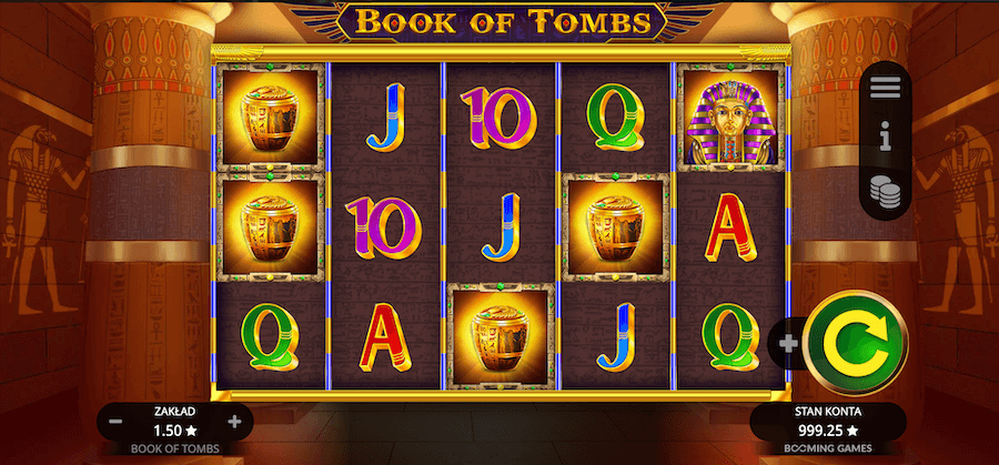 Slot Book of Tombs w kasynie 22Bet