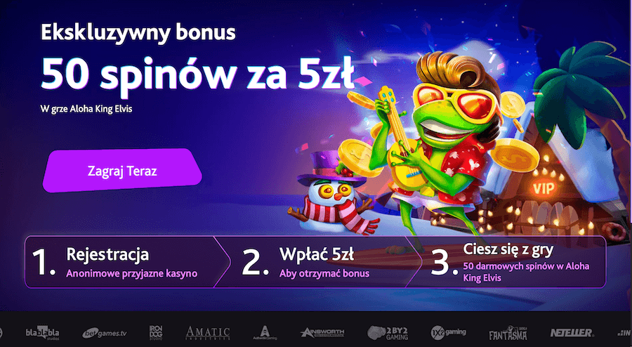 7Bit bonus ekskluzywny 50 spinów za 5 PLN!