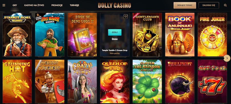 Sloty w Dolly Casino
