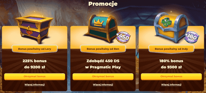 bonusy w kasynie win legends