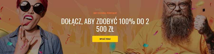 Bonus powitalny w CasinoFest