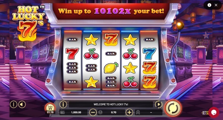Slot Hot Lucky 7's w kasynie Dexterbet