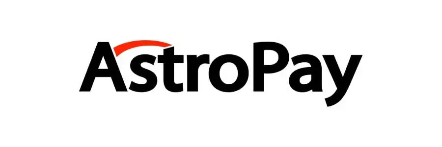 Logo AstroPay - Czarny napis na białym tle z leciutkim czerwonym akcentem.