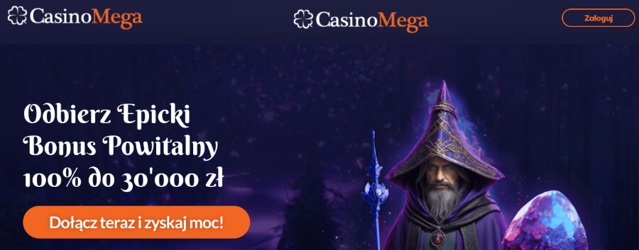 Casino Mega - bonus powitalny