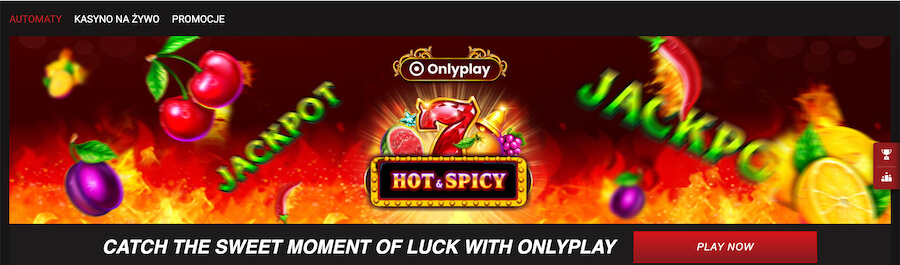 Automat Hot & Spicy Jackpot w kasynie 888Starz.