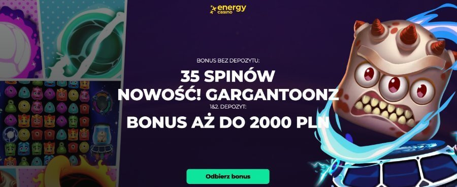 35 darmowych spinów bez depozytu w Energy Casino