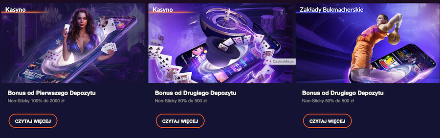 Promocje z CasinoMega.