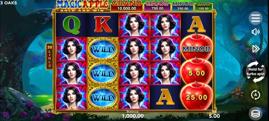Slot Magic Apple w kasynie Nomini