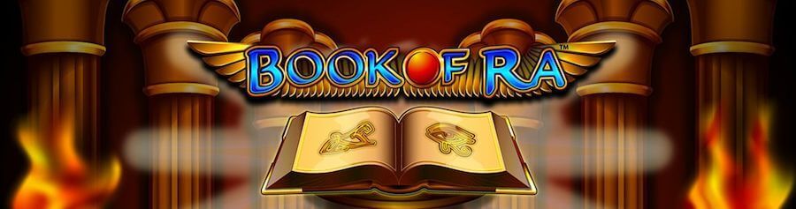 Logo slotu Book of Ra.