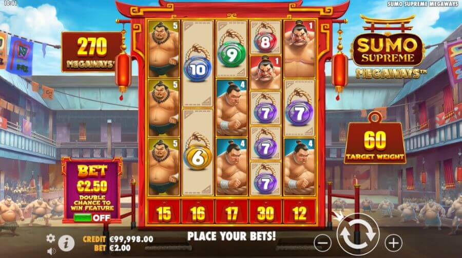 Gra Sumo Supreme Megaways w Instant Casino