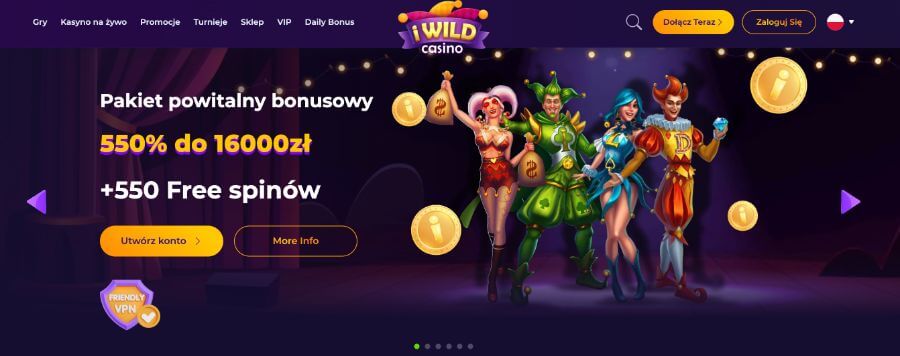 iWildCasino - bonus powitalny