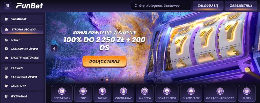 strona glowna kasyna funbet