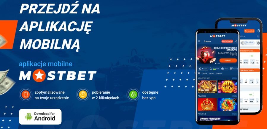 Aplikacje kasynowe MostBet