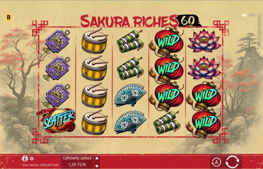 BassBet gra Sakura Riches 60