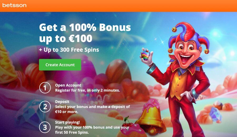 Bonus powitalny w Betsson