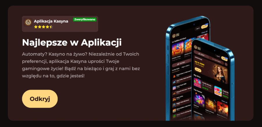 VinciSpin aplikacja mobilna