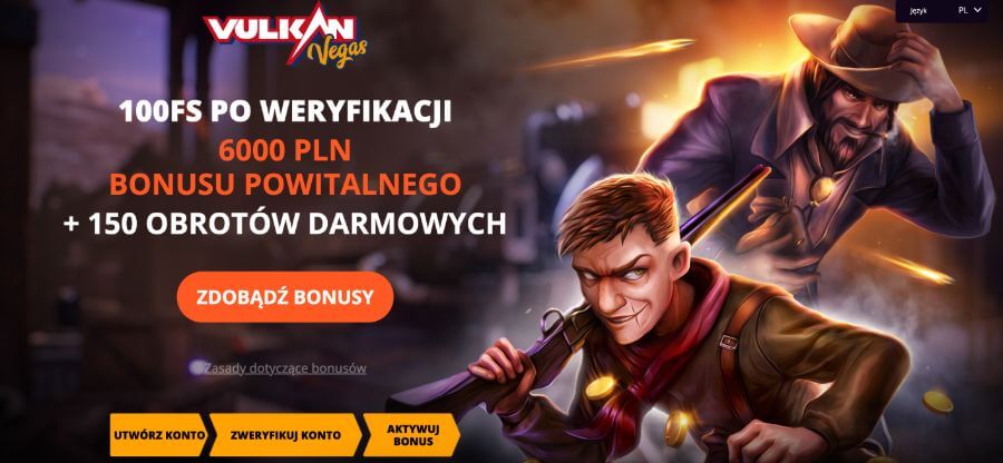 Vulkan Vegas darmowe spiny za rejestrację
