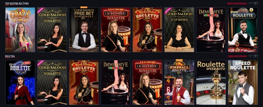 kasyno na żywo w mafia casino