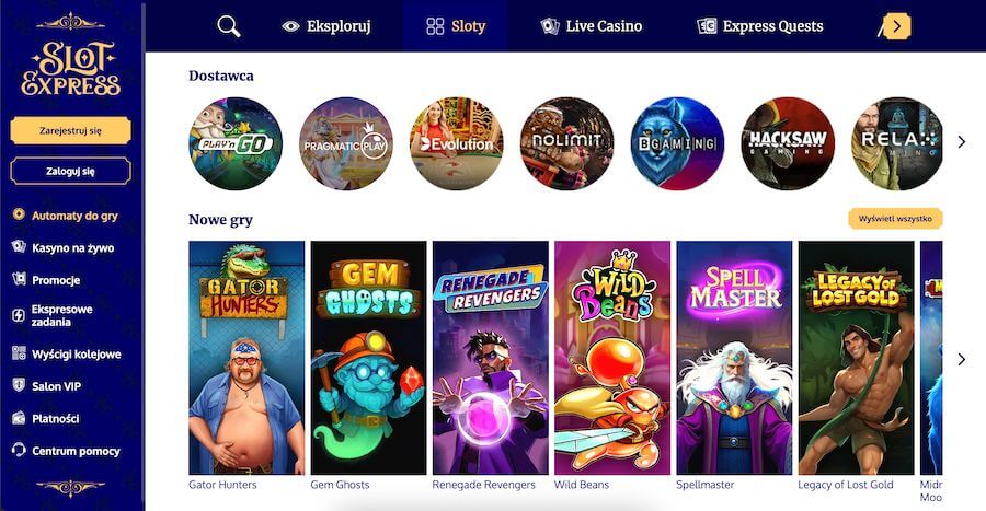 slot express gry kasynowe