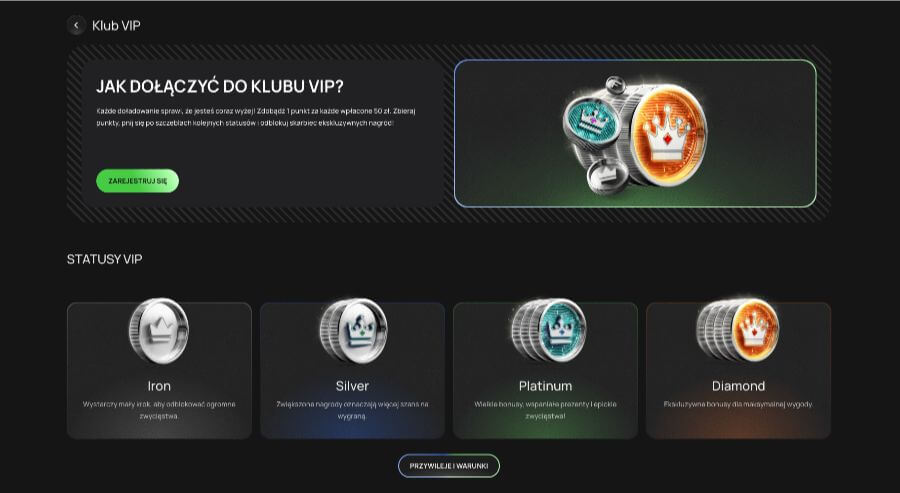 program vip dostepny w kasynie flagman