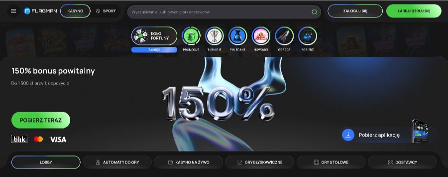 Strona główna kasyna Flagman