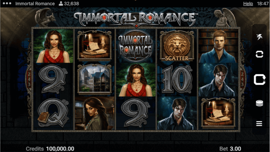 Slot Immortal Romance od Microgaming