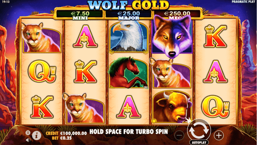 Pole gry w Wolf Gold
